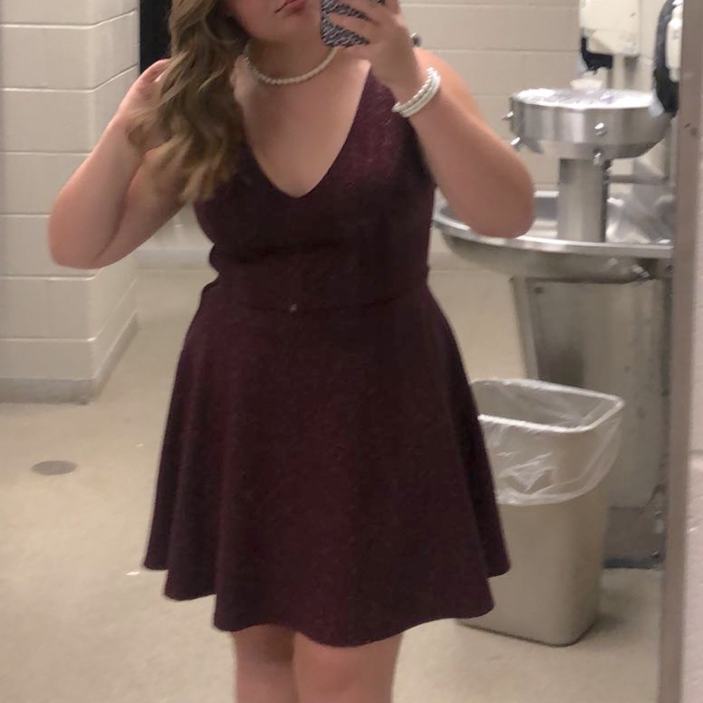 B. Darlin plum knee high dress